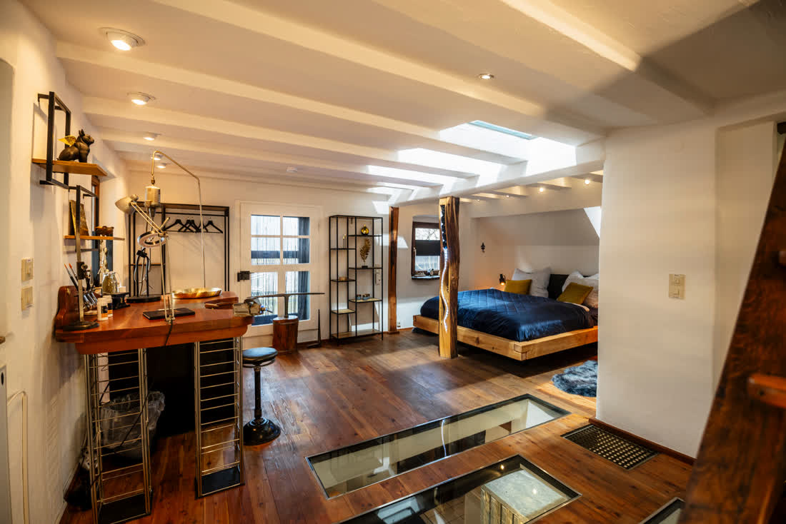 Elternschlafzimmer mit Doppelbett 180×200